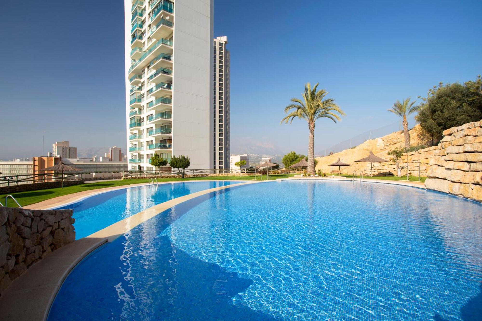 Planta 28 - 2 Dormitorios Con Vistas Benidorm Exteriör bild